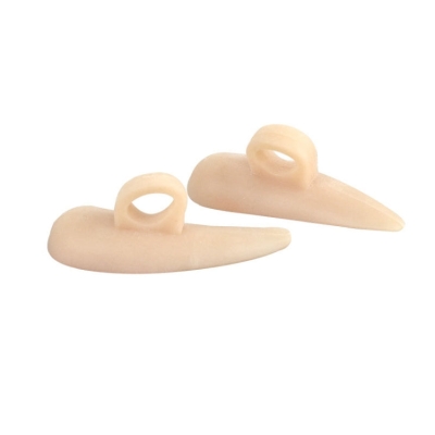 10 Pairs Toe Grip Correction Pad Hammer Toe Support Pad Toe Separator(Skin Color)