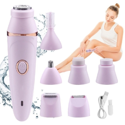 7 In 1 Multifunction Women Shaver USB Charging Epilator Eyebrow Trimmer(White)