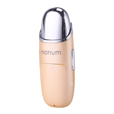 Nanum Facial Beauty Hydrating Massager Mini Skin Care Water Spraying Misting Humidifier / Automatic Alcohol Sprayer(Gold)
