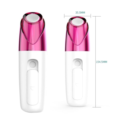 Home Small Face Spray Hydrating Instrument Cold Spray Machine Beauty Oxygen Steamer(White)