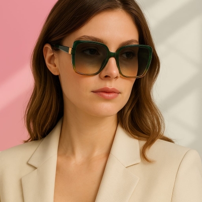 Retro Fashion Outdoor Box Sunglasses