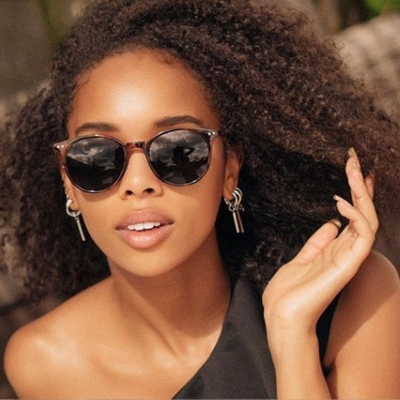 Trendy Beige Nail Sunglasses