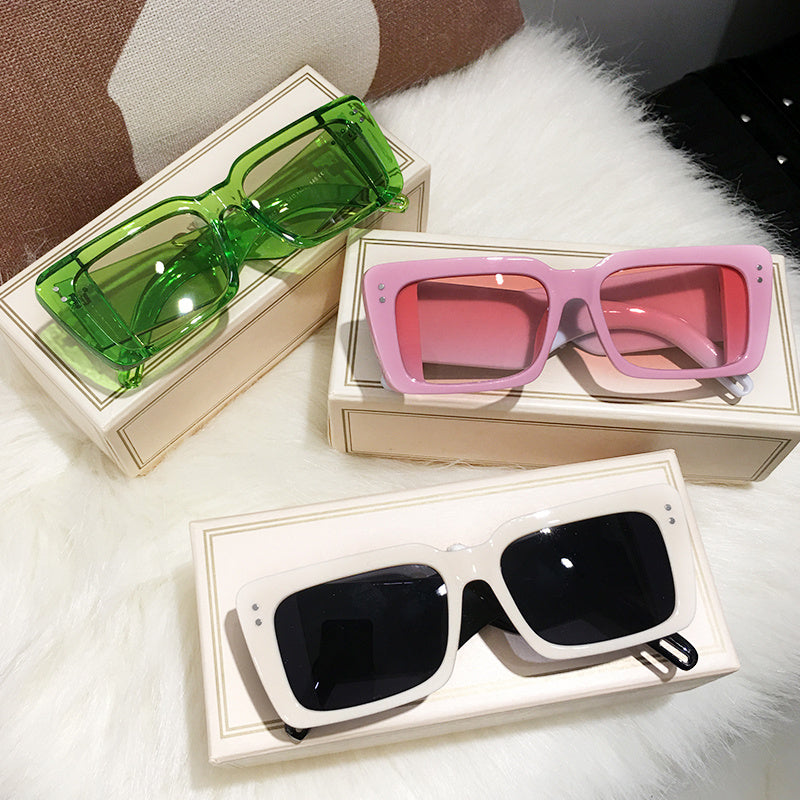 Rectangular Frame Sunglasses